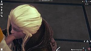 Honey Select 2 game features blonde in sexy scenes