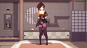 Chiori Banging Hard in Free POV Genshin Impact Scene