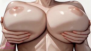 Man, Mitsuki Bakugou’s incredible breasts are perfect for a closeup POV cum shot, just stunning in this sexy AI scene!