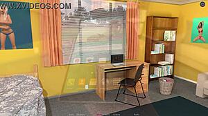 Stepsisterly Lust 09: 18-Year-Old Stepsister Caught Me Jerking Off