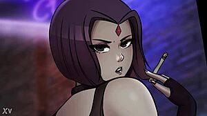 Hot cartoon porn with Raven and Spa Ol Latino