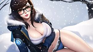 Pleasant Mei Compilation with Big Tits in Overwatch Action!