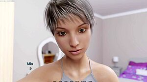 3D animated hentai game with romantic sex and big tits