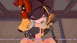 Chiori Banging Hard in Free POV Genshin Impact Scene