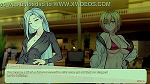 Cartoon porn with a hot massage scene