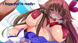 Talking Hololive jerk off challenge 1 with hentai instructions