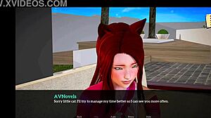 My New Family 302 showcases a redhead in wild anime game scenes