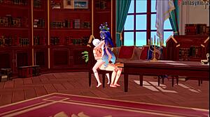 Layla’s Hardcore Office Sex with Jean in Genshin Impact 3D