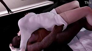 3D Horny Mature Wife Teasing BBC for Wet Pussy Action