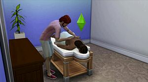 Ficken mit Masseurin in The Sims 4 - geile 3D Cartoon-Massage-Session