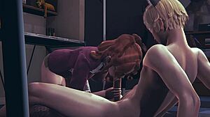 Hentai Uncensored - Claudia Blowjob And Handjob In Asian Manga!