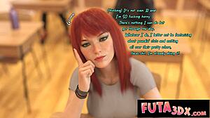 Futa3dx showcases a redhead futa with a huge dick. Her succubus teacher eagerly sucks it in a fantasy sideways doggystyle scene.