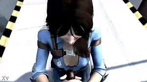 Lucy from Fallout gets me hot in 3D