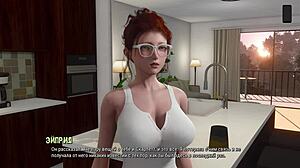 redhead babe with natural tits gets rough in 3d gameplay ripples part 29 action.