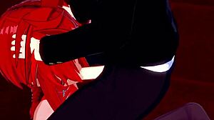 Ranma can't get enough of cock sucking and cum swallowing