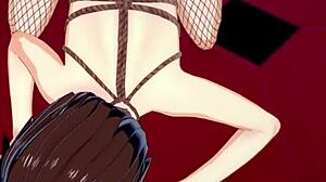 Kinky anime roleplay with stunning ass and tits