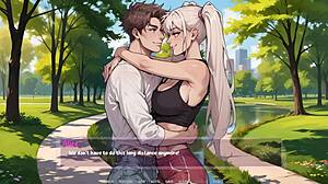 Cartoon Babe Rides Big Black Dildo in Shadows of Ambition Gameplay