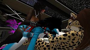 Sunny Gets Double Teamed in Wild Shemale Action