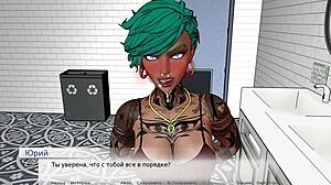 divine heel part 7 gameplay shows wild blowjob on toilet!