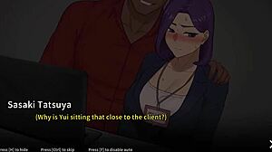 Ntr office - recollection - hentai game animation