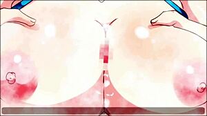 i-i love that rural russian housewife's big tits getting creampied in bdsm hentai, wow