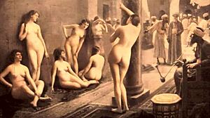 Wild orgy explodes in Moorish harem night