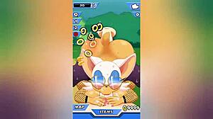 Kinky rouge is fucking two cocks and squirting with every cumshot