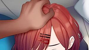 Anime Secretary Sucks for Quick Office Blowjob Thrill