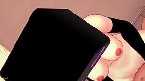 Enderwoman strips swimsuit for raw banging in tight fishnet stockings uncensored minecraft