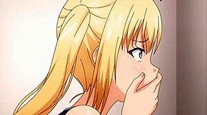 yo, this teen hentai gets slammed hard in a wild threesome!