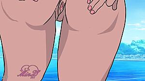 i’m obsessed with chun-li’s big titties bouncing and twerking in this hot anime clip.