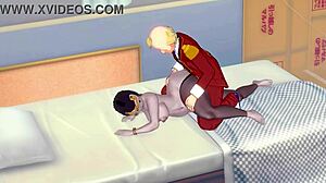 hey, check out this hentai raven teen titans clip with a guy in a red suit.