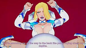 Emma Frost from Marvel Rivals takes anal sex with assfucking and blowjob