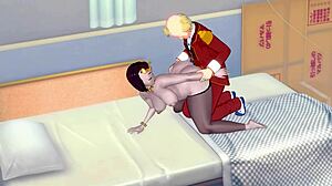 Hentai man in a red suit fucked raven from Titans