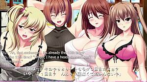 Ijira rental - harem route part 3 - hot tub scene