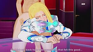 Emma Frost from Marvel Rivals takes anal sex with assfucking and blowjob