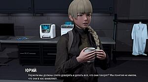 complete gameplay ripples part 26: nerdy teen slut gets horny in glasses