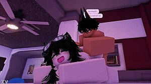 Roblox Con Game Bangs a Sexy Cat Girl