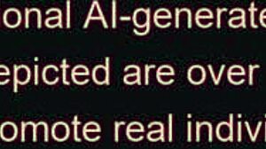 Gooey breeding with chubby milf and teen in AI-generated trailer.