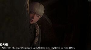 complete gameplay ripples part 26: nerdy teen slut gets horny in glasses