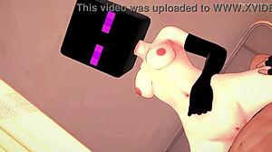 Enderwoman strips swimsuit for raw banging in tight fishnet stockings uncensored minecraft