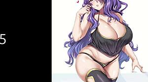 French camgirl Fucked by Hentai JOI