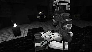 Block Woman and Man in Wild 3D Action