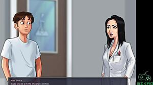 Summertime Saga Ep 95 - Teacher Cums with Remote Toy