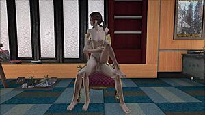 fallout 4 chick sucking lollipop on the throne