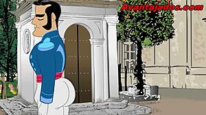 Hot damn, gay hentai with wild bullfighters in action!