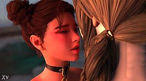 Hey! Watch These Busty Girls Kiss and Grind in Wild Lesbian Action!