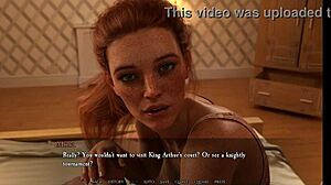 She keeps cumming in this 3d game episode