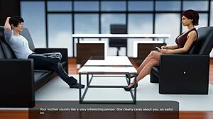 First part of the game Milfy City with 3D porn