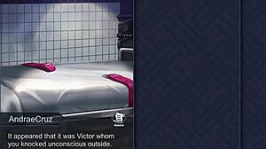 Caressing Edith's tits and nipples in kinky teen game ep1 - king of kinks